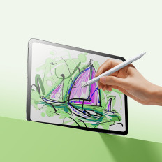 3in1 Passiv Stylus Stylus Glattskrift III - Magnetisk versjon - Hvit