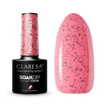CLARESA Hibridni lak Festival Vibes 2 - 5g — skupaj prikazano