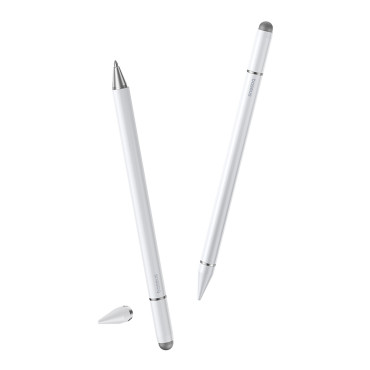 3in1 Passiv Stylus Stylus Glat Writing III - Immagnetisk version - Hvid