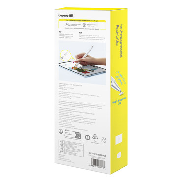 3in1 pasívny stylus stylus hladký písanie III - Imagnetická verzia - biela