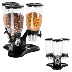 Dispenser Roterende dispenser voor bloemblaadjes Muesli Bakaly Coffee 3 x 3L