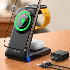 3In1 Trådlös laddningsstation med Magsafe - Svart