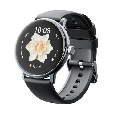 SmartWatch Classis Series JR-FC1 med IP68 Samtalsmottagningsfunktion - Mörkgrå