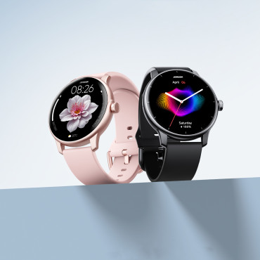Série SmartWatch Classis Série JR-FC1 avec IP68 - Pink Call Recevoir
