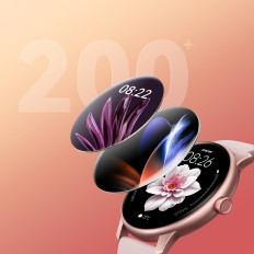 SmartWatch Class Series JR-FC1 IP68-ga - roosa kõne vastuvõtmine