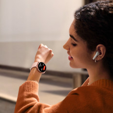 SmartWatch-Klassifizer-Serie JR-FC1 mit IP68 - Rosa Call Empfang