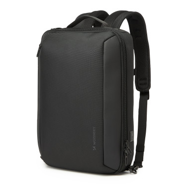 Ryggsäck Premiumväska på bärbar dator 15.6 '' med USB 42X8x28cm - Svart