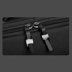 Seljakott Premium kott sülearvuti 15,6 '' USB 42x8x28cm - must