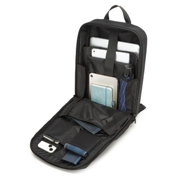 Premium Backpack kannettavalla tietokoneella 15.6 '' Vedenpitävä 42x11x30 cm - musta