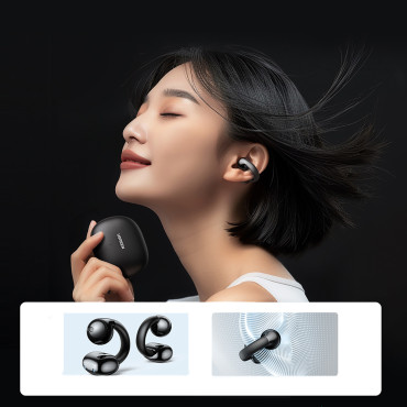 Hitunher s3 ai ench s3 fones de ouvido - preto