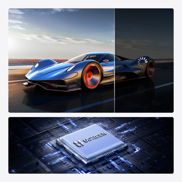 HDMI vysílač bezdrátový vysílač a přijímač až 30m - černá a stříbrná