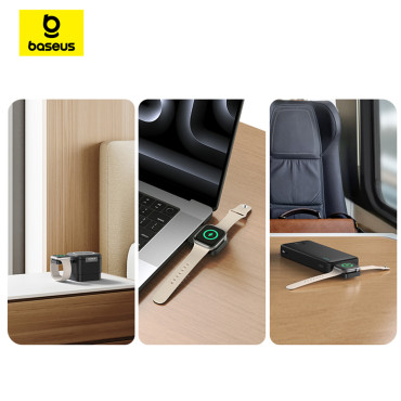 Magnetická indukční nabíječka pro Apple Sledujte MAGPRO 2.5W - černá