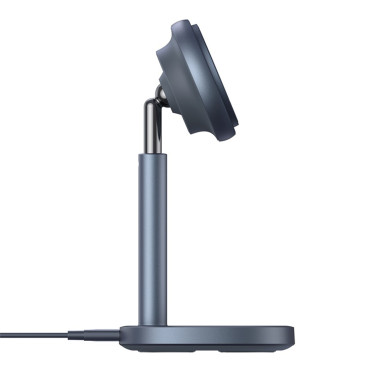 2in1 Indukcijski polnilnik Orbit 2 Pro Magsafe QI2 20W s hlajenjem - siva