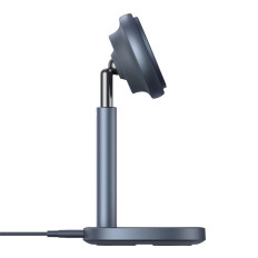 2in1 Indukcijski polnilnik Orbit 2 Pro Magsafe QI2 20W s hlajenjem - siva
