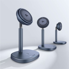 2In1 Indukční nabíječka Orbit 2 Pro MagSafe Qi2 20W s chlazením - šedá