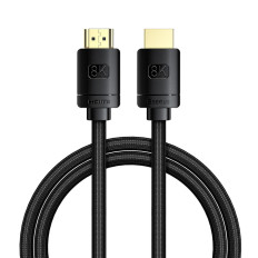 HDMI série série s vysokým rozlišením 8k 1m video kabel - černá