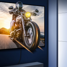 HDMI série série s vysokým rozlišením 8k 1m video kabel - černá