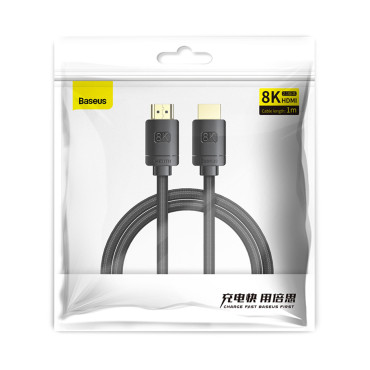 HDMI High Definition Series 8K 1M Video Cable - Svart