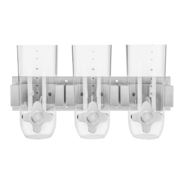 Dispensador Dispensador para produtos soltos Muesli flocos pendurados na parede 3 x 1.5L