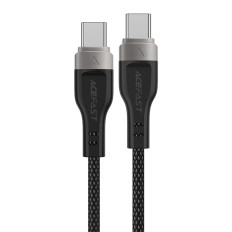 Kabel USB-C 480MB / S 100W kabel z magnetnim organizatorjem 1.2m - Črna