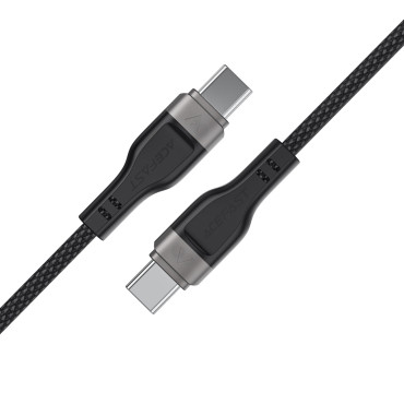 Kabel USB-C 480MB / S 100W kabel z magnetnim organizatorjem 1.2m - Črna