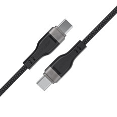 Kabel USB-C 480MB / S 100W kabel z magnetnim organizatorjem 1.2m - Črna