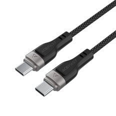 Kabel USB-C 480MB / S 100W kabel z magnetnim organizatorjem 1.2m - Črna