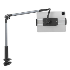 OTAKA HOLDER FÖR TABLET TABLET ROTARY Justerbar monterad för bordsbord - grå