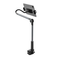 OTAKA HOLDER FÖR TABLET TABLET ROTARY Justerbar monterad för bordsbord - grå