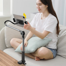 OTAKA HOLDER FÖR TABLET TABLET ROTARY Justerbar monterad för bordsbord - grå