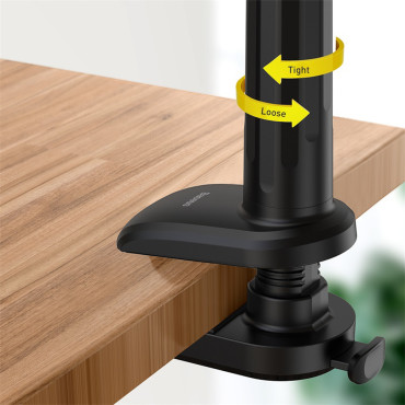 Suporte de Otaka para tablet tablet ajustável rotativo montado para mesa de mesa - cinza
