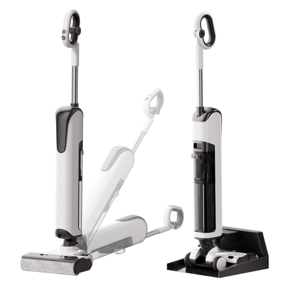 Aspirador vertical UWANT D100 17000PA com função intrigante e estação de carregamento - branco