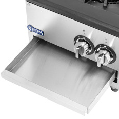 Industrial gas stool 2 burners 1 14 kW heating field