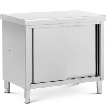 Table Worktop Calculated Table with a 100 x 60 cm steel cabinet