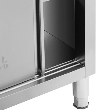 Table Worktop Calculated Table with a 100 x 60 cm steel cabinet