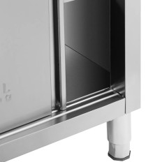 Table Worktop Calculated Table with a 100 x 60 cm steel cabinet
