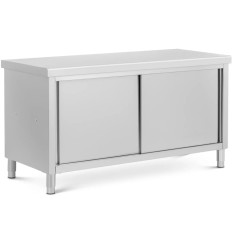 Tabela WorkTop Izračunana tabela z jekleno omarico 160 x 70 cm