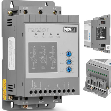 Minkštas starteris už lengvo variklio paleidimo 3 a 1,5 kW 400 / 100-240 V