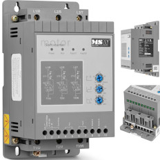 Zachte starter voor Milde Motor Start-up 3 A 1,5 kW 400 / 100-240 V