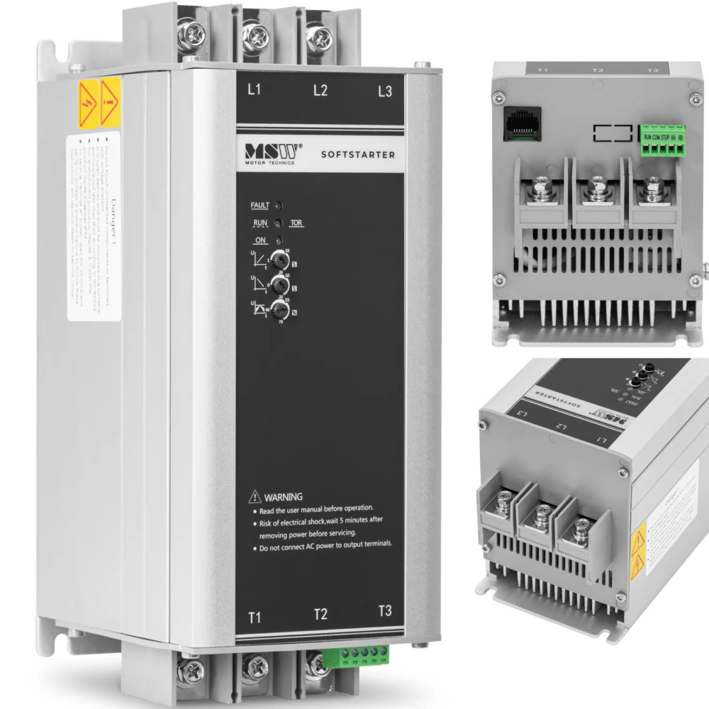 Myk startbilde for mild motorstart 25 A 11 KW 400 V