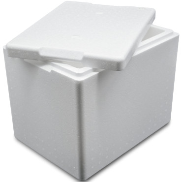 Termobox termisk polystyrenlåda med lock av Atest PZH 395x295x320mm 20L Arpack