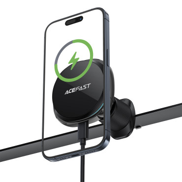 Magnetni ročaj za vaš telefon z brezžično ploščo za Cheched Air - Black