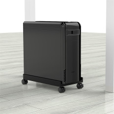 Estante de soporte CPB2 para computadora con ruedas - Negro