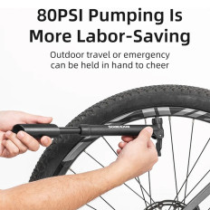 Hand bicycle pump - black