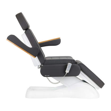 Sillón cosmético eléctrico SILLON Lux 273b 3 motores gris — vista lateral