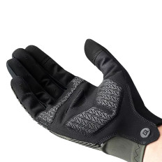 Guantes de bicicleta de amortiguación Tamaño L - Green-Black