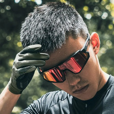 Fahrradhandschuhe Polstergröße L - Green-Black