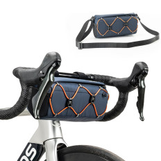 Bolsa de bicicleta fixada no volante 2.2 l - azul