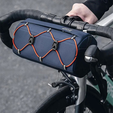 Bolsa de bicicleta fijada en el volante 2.2 L - azul