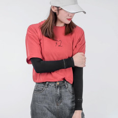 Krema za zaštitu od sunca biciklom s UPF50 + 3 filtar - crno